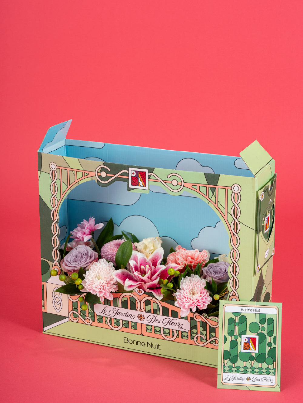Le jardin terre rose
