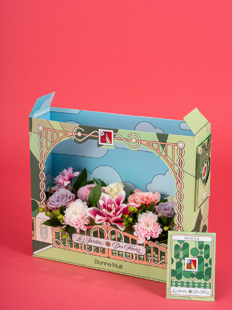 Le jardin terre rose