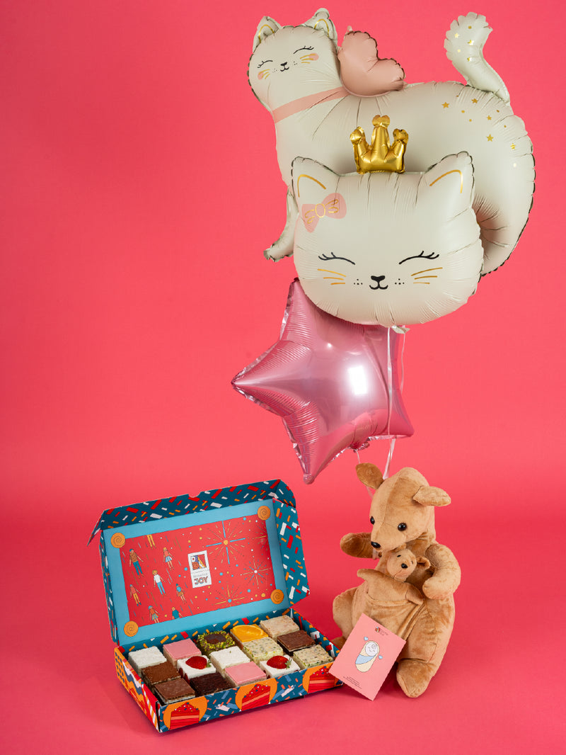 Joy Pasta, Peluş Kanguru, Uçan Balon Koleksiyonu Kız Çocuk