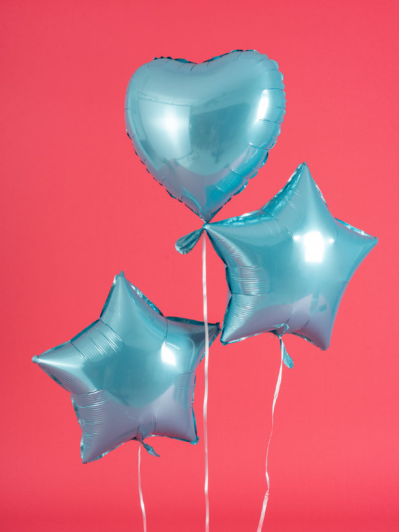 Mavi Kalp- Yıldız Uçan Balon Koleksiyonu