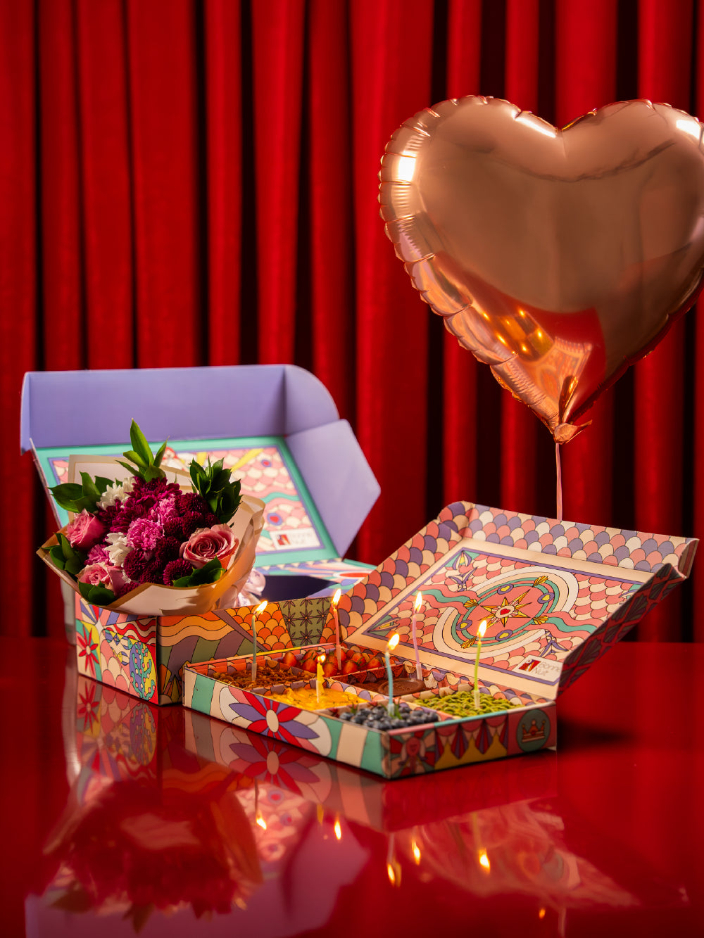 Sirene Tiramisu-Çiçek-Balon