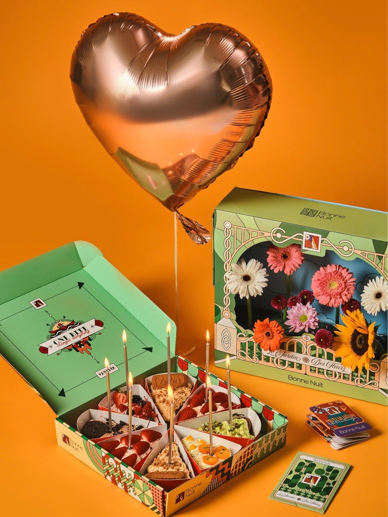 Venedik + Le Jardin (Taze Çiçek) + Balon